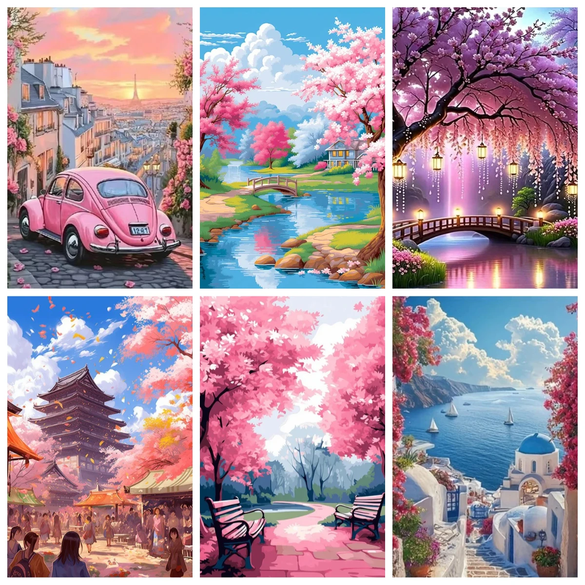 Art Craft Kit - Kit per disegnare un paesaggio con