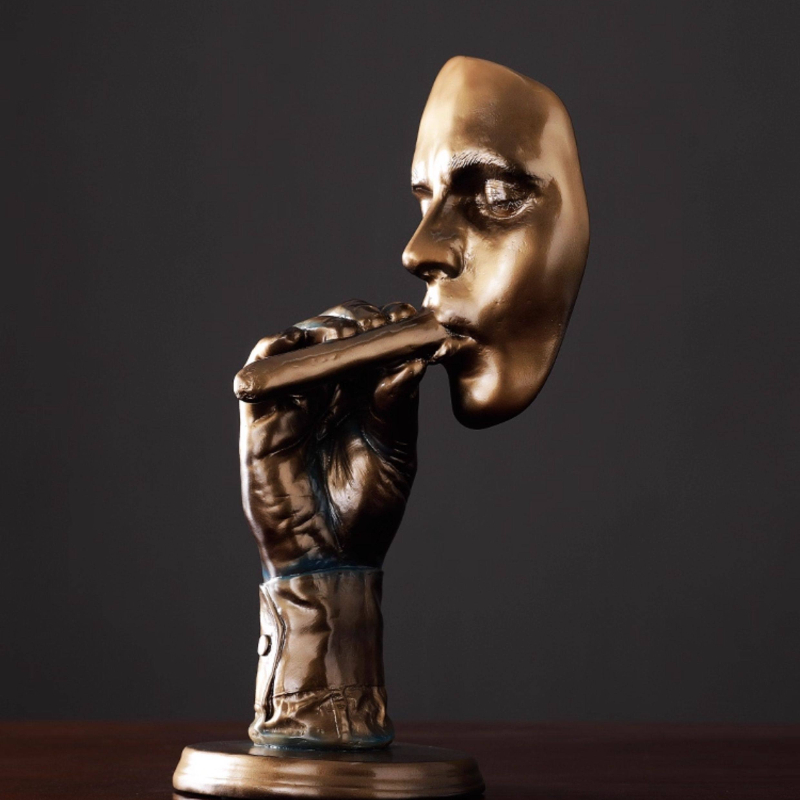 Art Craft Bar - Statuetta Vintage di Sigaro in Stile