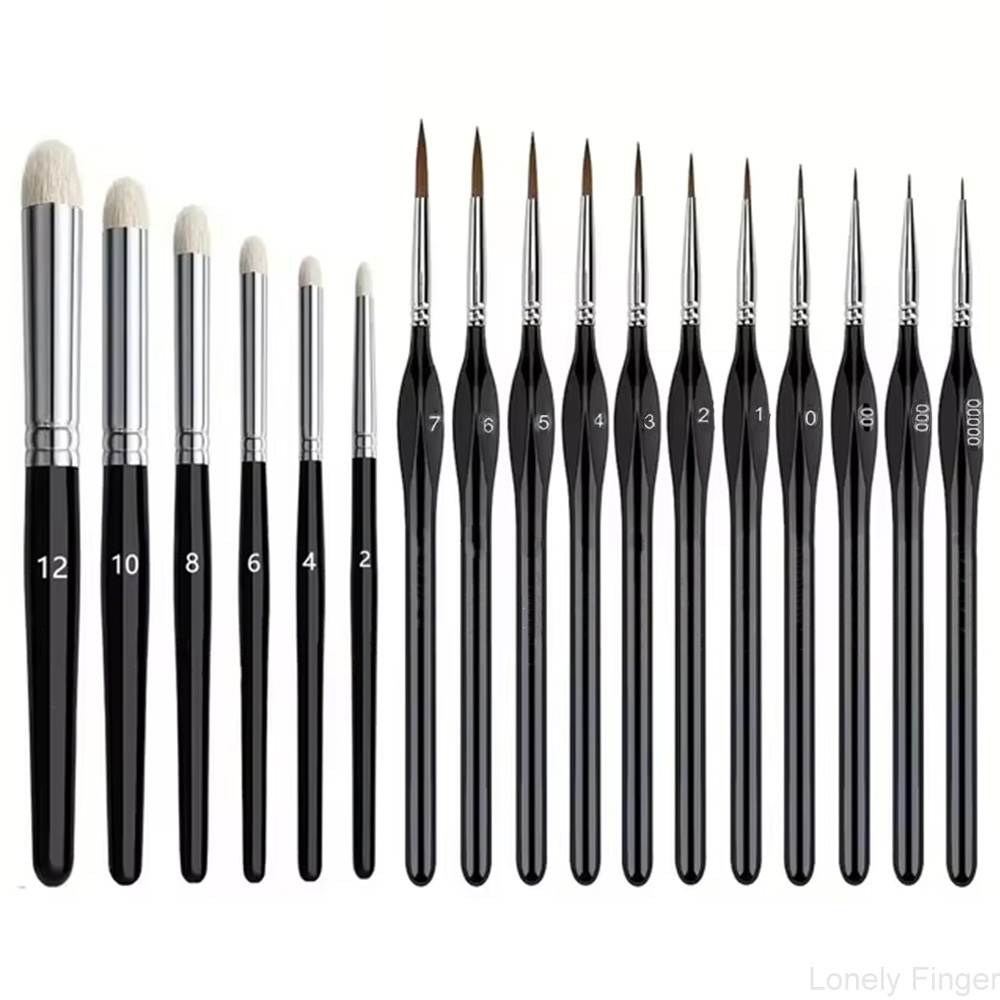 Gouache Paint Set - Set di pennelli per pittura a