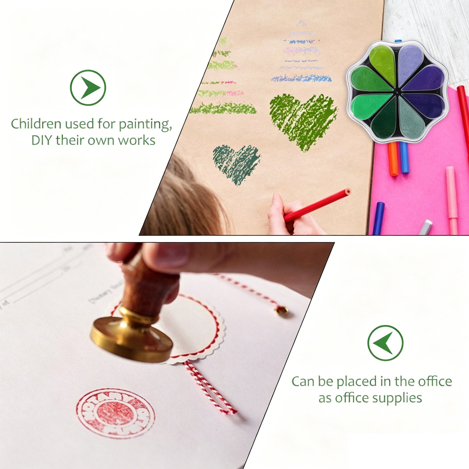 Tampone d'inchiostro colorato  - Art And Craft For Nursery recensione e prezzo