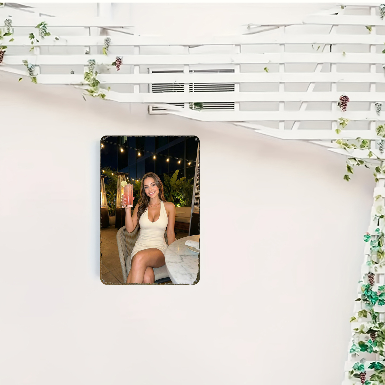 Targa in metallo vintage 2D, d - Art Craft Bar recensione e prezzo