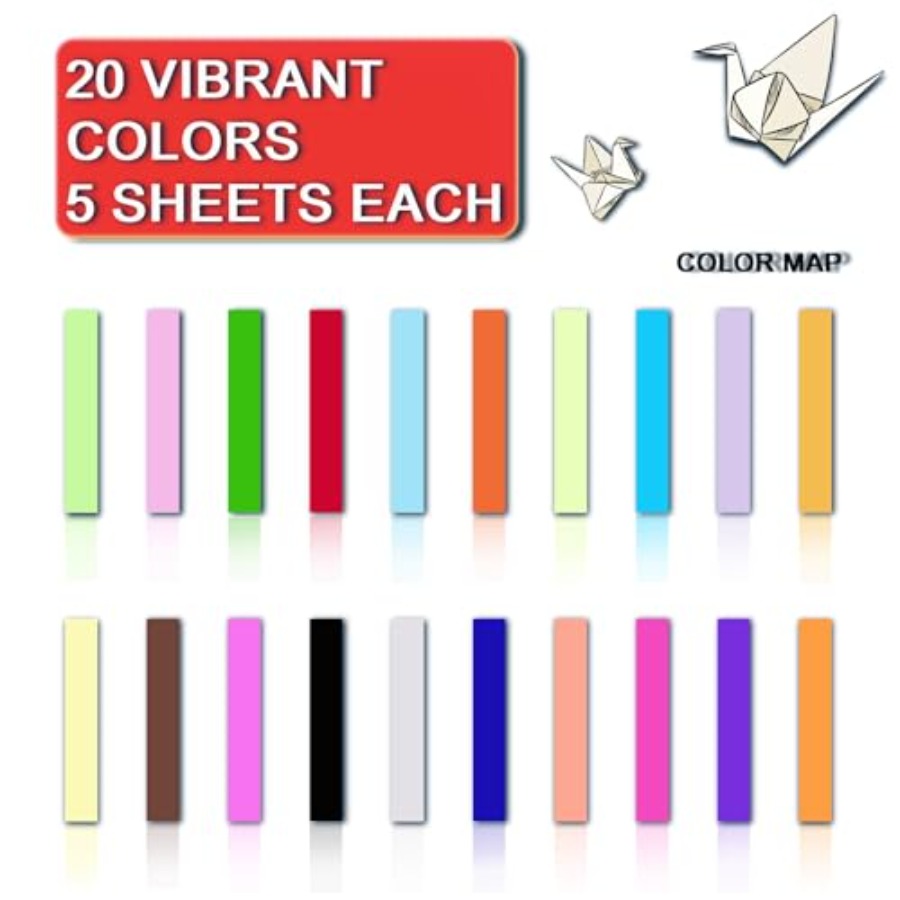Carta per Origami, 20 Colori,  - Art Craft With Paper recensione e prezzo
